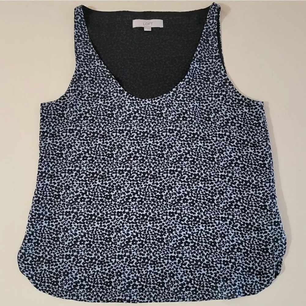 LOFT Floral Print Tank Top